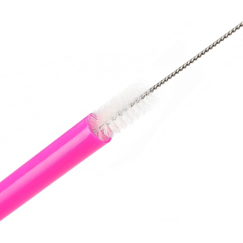 ALINK Pack of 8 Reusable Boba Plastic Straws, Pointed Design,