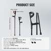 VEVOR Forearm Crutches for Adults, Folding Walking Forearm Crutches with