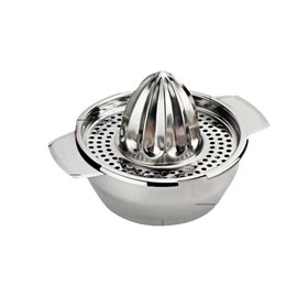 Stainless steel Lemon juicer Citrus Lemon Orange Grapefruit juicer Manual squeezer is dishwasher clean and easy to clean