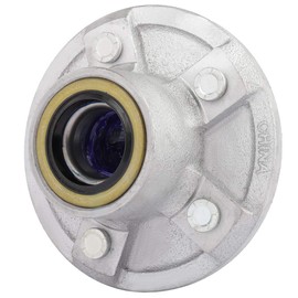 ECCPP Boat Trailer Hub Kit 5 Bolt 1 1/16 x 1 3/8 44649 x 68149 Silver Tapered Spindle Galvanized 3500lb