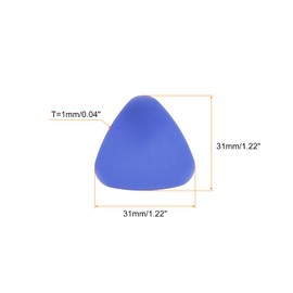 MECCANIXITY Phone Pry Opening Tools Plastic 10pcs Dark Blue 1mm Thick for Mobile Phone PC Tablet Laptop LCD Screen Repair, Guitar Picks