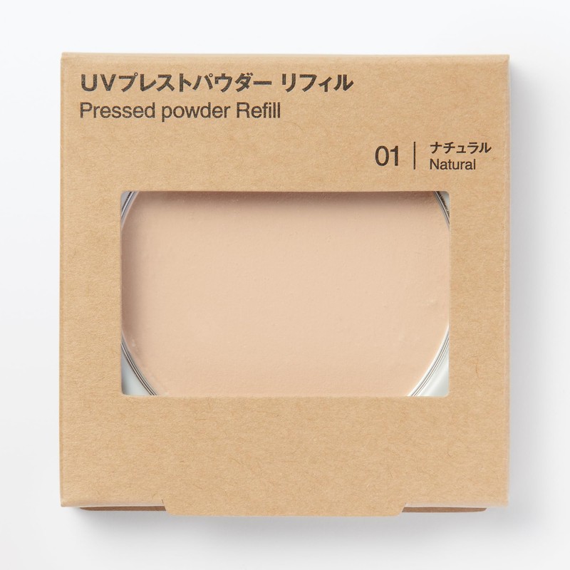 MUJI OAP54A4S Natural SPF50+ PA+++++ UV Pressed Powder Refill 0.3