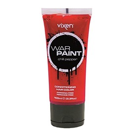 Vixen Warpaint Conditioning Hair Colour, Chilli Pepper, 100ml