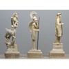 greekartshop Set of 3 Greco-Roman Goddess Artemis Demeter Statue Sculpture