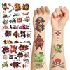 96PCS Pirate tattoo stickers Ship Nautical Pre-Cut Temporary Tattoos for