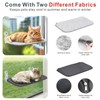 Idepet Cat Window Perch Cordless Foldable Cats Hammock Bed with
