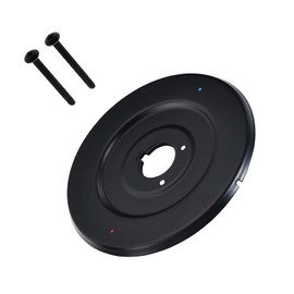 16090-BL Escutcheon Replacement for Moen Chateau Collection,One-Handle Tub and Shower Faucets, Sold with 15528 Escutcheon Screws, Matte Black