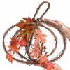 Factory Direct Craft Grapevine Pumpkin Hanger with Sugar Maple and