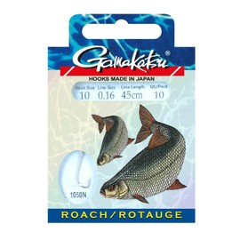 Gamakatsu Hooks Ready Tied BKD 1050 N Red Eyes 12