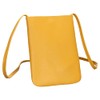Aspersio Stylish Sacoche Thin Mini Shoulder Bag Bag, Saffron Yellow