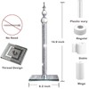 Handmade Silver Paper Towel Roll Holder,Crystal Crushed Diamonds Paper Towel