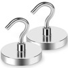 LOVIMAG Magnetic Hooks Heavy Duty, 110 lb Strong Magnetic Hooks