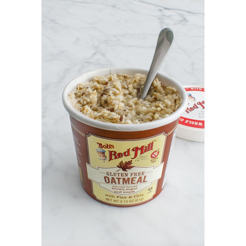 Bob's Red Mill GF Oatmeal Cup, Maple & Brown Sugar,