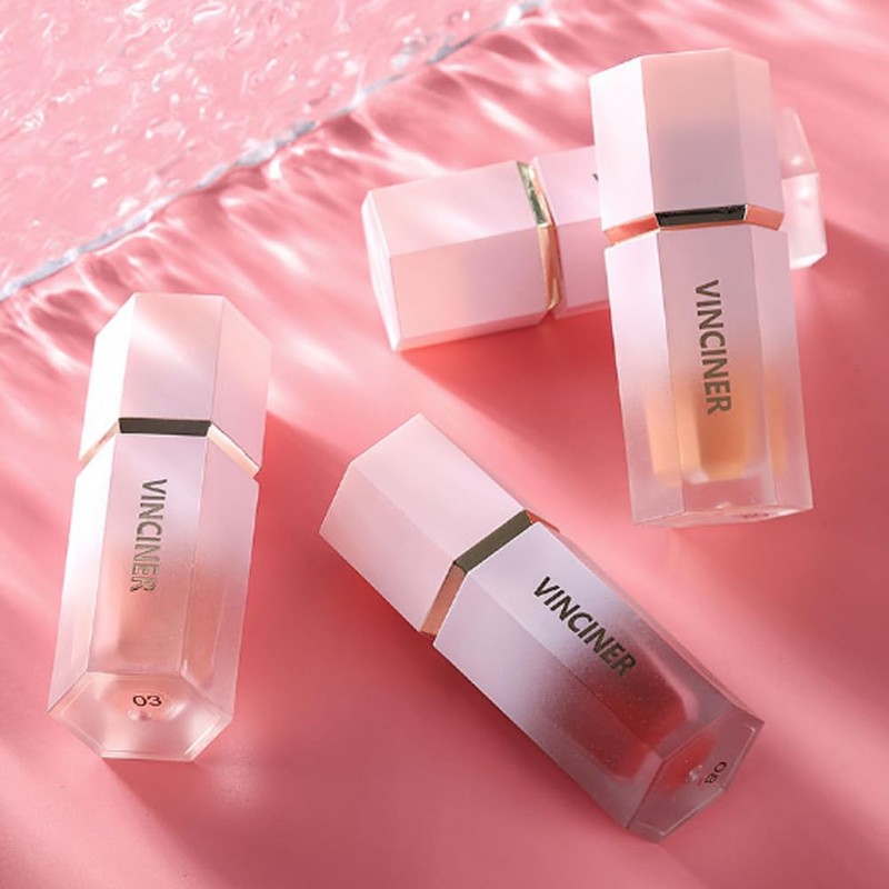 GECOMO Cheek Gel Cream Liquid Cheek Makeup, Soft Lightweight Feeling,