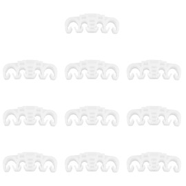 Be In Your Mind 10x Plastic Fuel Line Chassis Clips 50x12.8x16.5mm 191201449 Compatible with VW Caddy 1989-92, White
