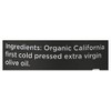 O Olive Oil Organic Harvest: California Extra Virgin Olive Oil,