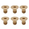 50Pcs Flat Hex Socket Screw M3 Pure Copper Countersunk Head