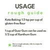 Guar Gum Powder (1LB) by Elo’s Premium | Food Grade,