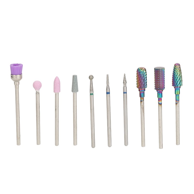 Nail Drill Bits Set Tungsten Steel Nail Art Grinding Head