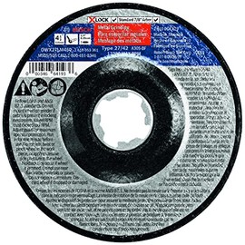 BOSCH GWX27LM450-10-Piece 4-1/2 in. x 1/4 in. X-Lock Arbor Type 27 30 Grit Metal Grinding Abrasive Wheel