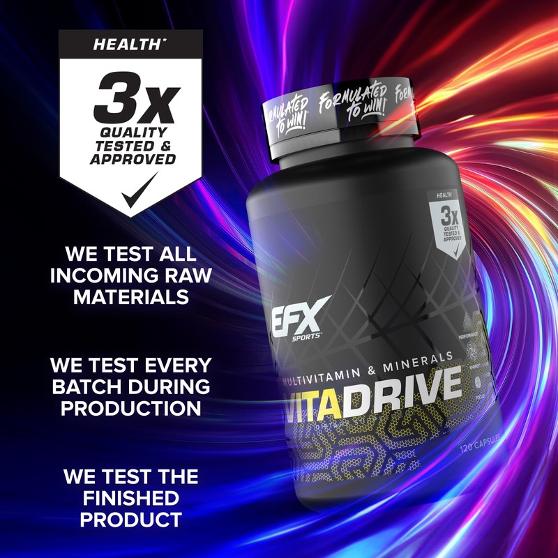 EFX Sports Vita Drive | Multivitamin Formulated for Athletes |