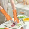 AinuScinsYoe Reusable Cleaning Rubber Gloves - Non-Slip, Waterproof 3 Pairs