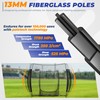 Sturdum 7 x 7 ft Baseball Net with Batting Tee,