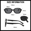 REONAS Folding Polarized Sunglasses, Travel, Portable, Women's Sunglasses, UV 400,