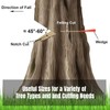 AR-PRO 6 Pack Tree Felling Wedges with Spikes for Safe