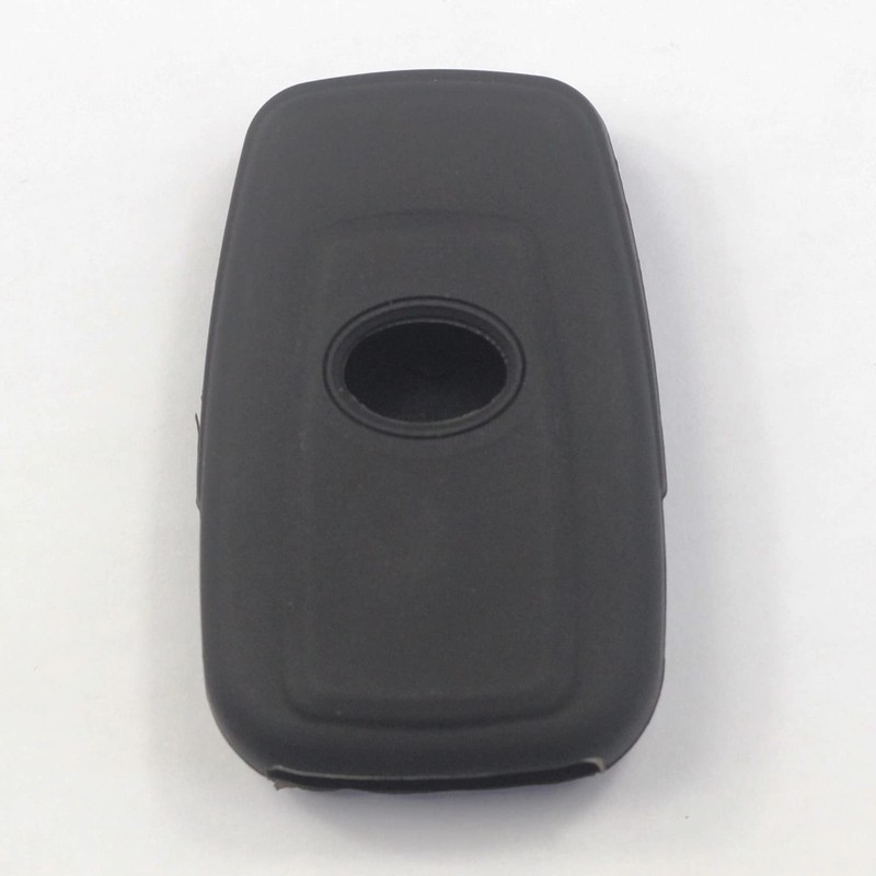 kcpros 2Pcs Black Rubber Silicone 4 Buttons Smart Key Fob