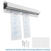 GRIDMANN 18-inch Slide Check Rack, Aluminum Restaurant Ticket Holder for
