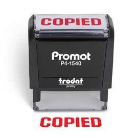 Promot Copied - Self-Inking Rubber Stamp - Red Ink