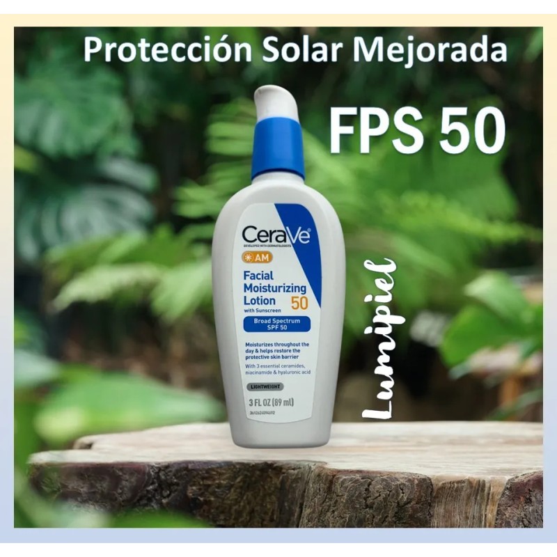 Cerave Am Fps 50 + Pm Hidratante Facial Día +