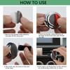 ZJIVQO Car Dashboard Clock, Mini Luminous Car Clocks, Universal Automotive