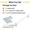 BEROSSA 10 Pack 3-3/4 Inch Polished Chrome Drawer Pulls Chrome