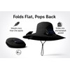 SolarCool Wide Brim Sun Hat with Dual Solar Fans, UPF
