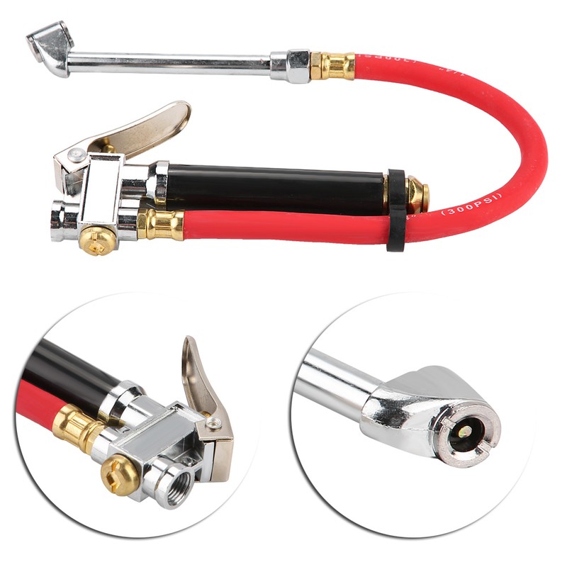 Handheld Car Air Tire Pressure Filler Fill Inflator Gauge Dual