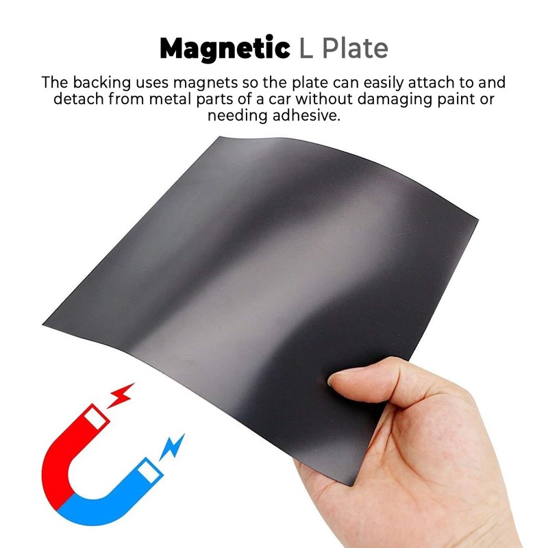 Roe Tenpo L Plates Magnetic, 2 Pack Learner Plates Magnetic