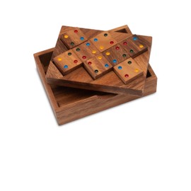 Colour Puzzle - Domino Puzzle - Tile Game - Thinking Game - Puzzle Game - Patience Game - Wooden Logic Game