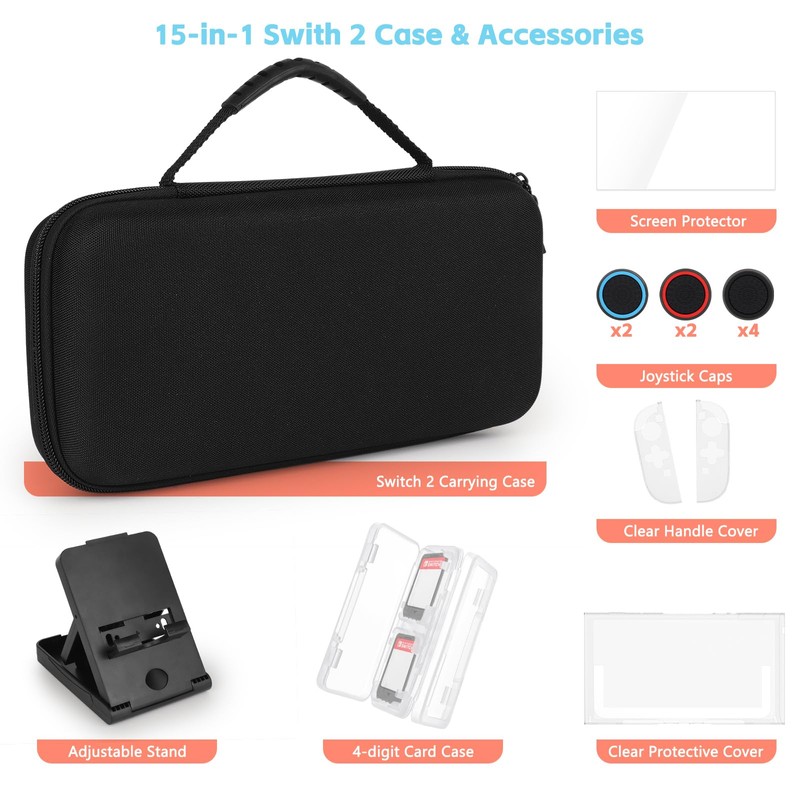 Coopay Carrying Case for Switch 2 (2025), Protective Hard Switch