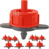 Suinga. 100 x Dripper Self-Compensant 16 Litres per Hour, Dripper