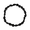 Chili Jewels Bracelet Schorl Bar 0608 mm Nuggets, Black, 1
