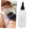 OHPHCALL 15pcs Square Hair Dye Bottles Plastic Hair Coloring Containers