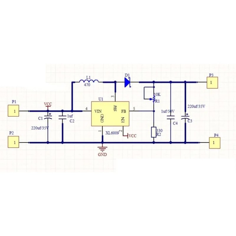 DollaTek XL6009 DC-DC Step Up Power Apply 3V-32V to 5V-35V