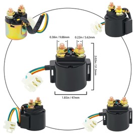 AHL Motorcycle Starter Motor Relay Starter Relay Solenoid for Yamaha XJ550 XJ650 XJ750 XJ900