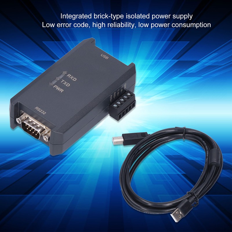 Isolated Converter USB to RS485/232/422 Serial Port Adapter Module for