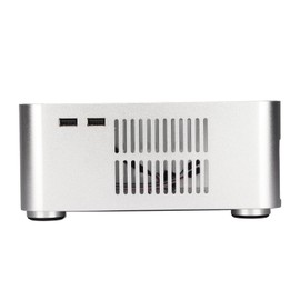 Mini ITX Case, Desktop Case Sturdy Durable Good Heat Dissipation for Hotel Computers for Self Service Terminals