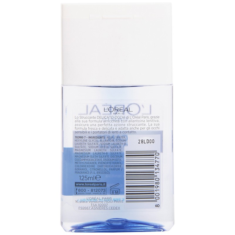 L'OREAL Struccante Occhi DELICICATP 125 Ml. Facial Care