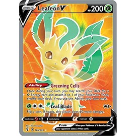Leafeon V - 166/203 - Ultra Rare (Full Art) - Sword & Shield - Evolving Skies