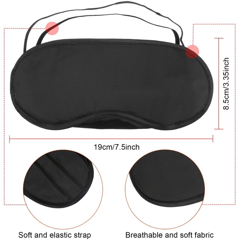 20 Pack Blindfold Eye Mask for Sleep Game Travel with